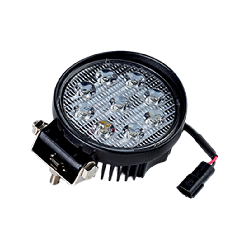 IP67 001 Heavy-Duty 9-LED rund arbetsljus för industrifordon