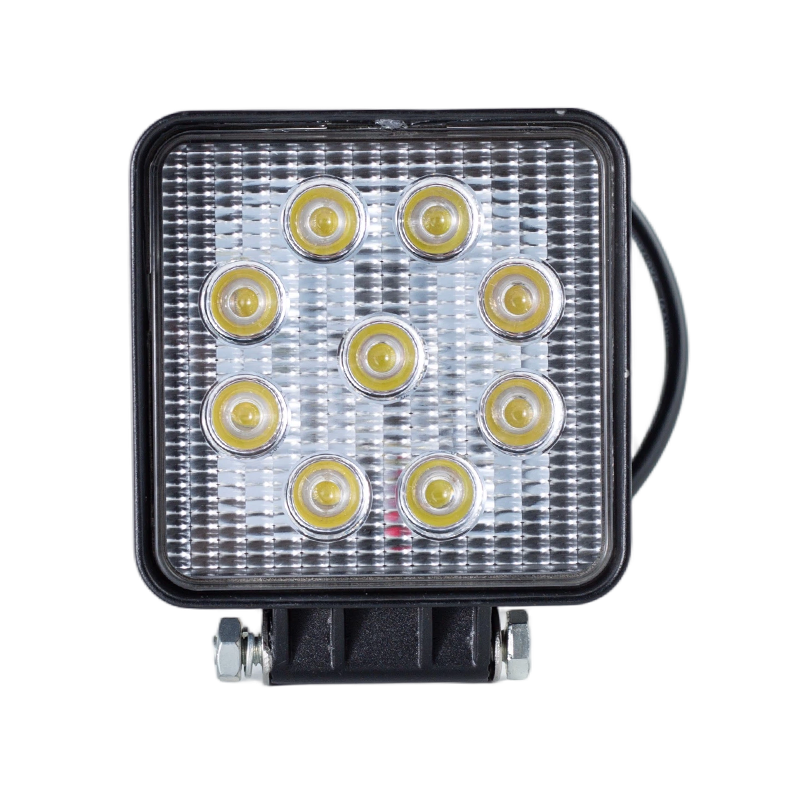 IP67 002 Heavy-Duty 9-LED fyrkantig arbetsljus för industrifordon