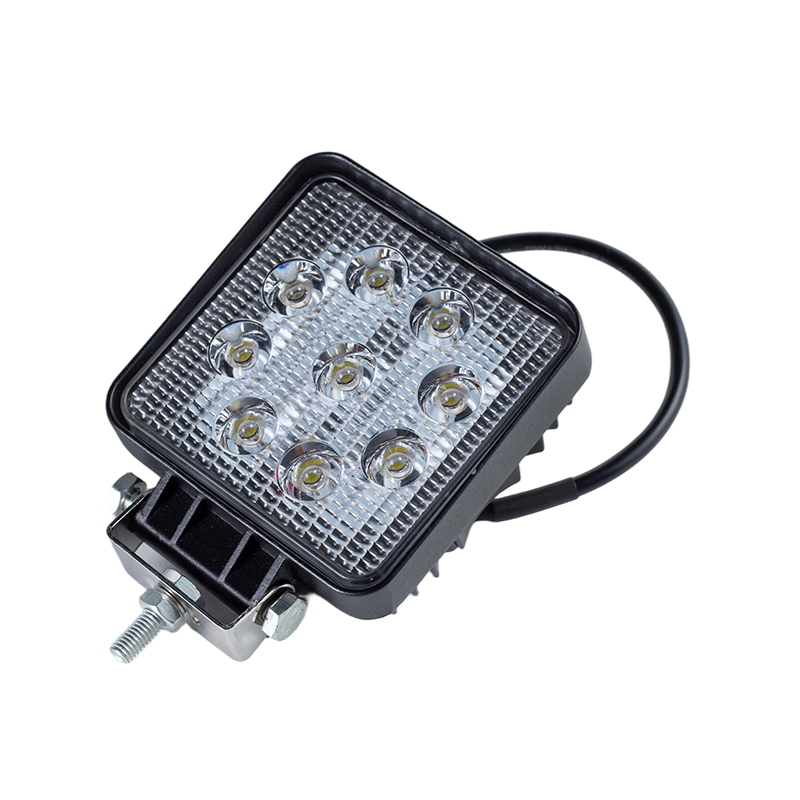 IP67 002 Heavy-Duty 9-LED fyrkantig arbetsljus för industrifordon