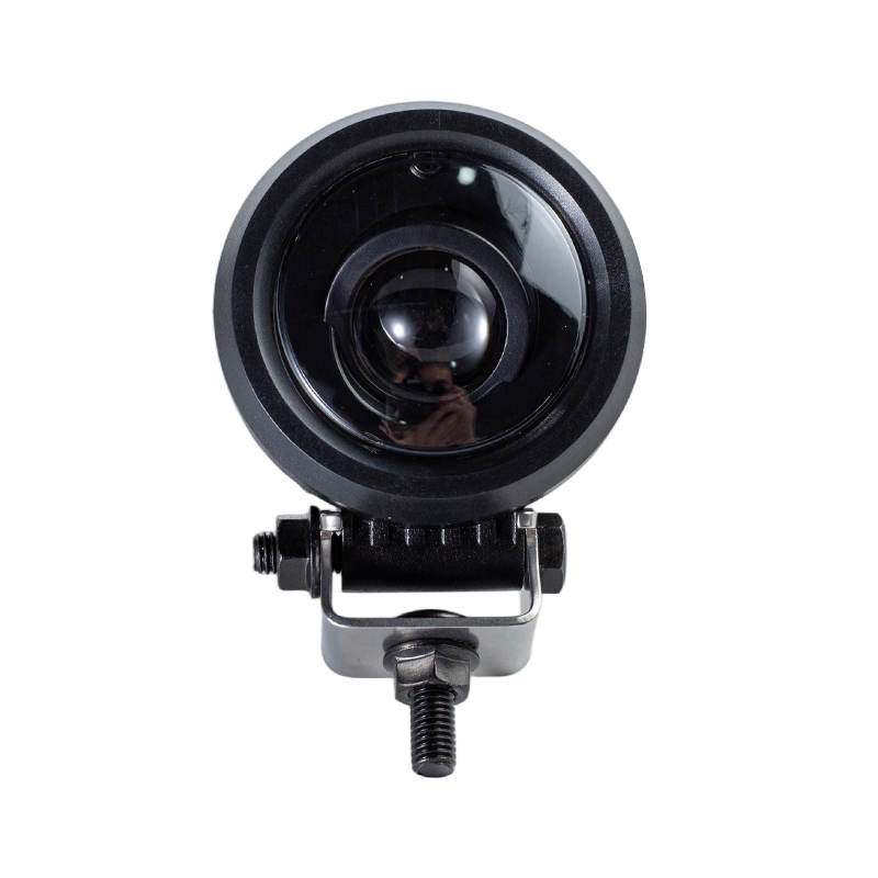 IP67 5W DC9-80V Oblique Round Blue Spot Gaffeltruck säkerhetsvarningslampa
