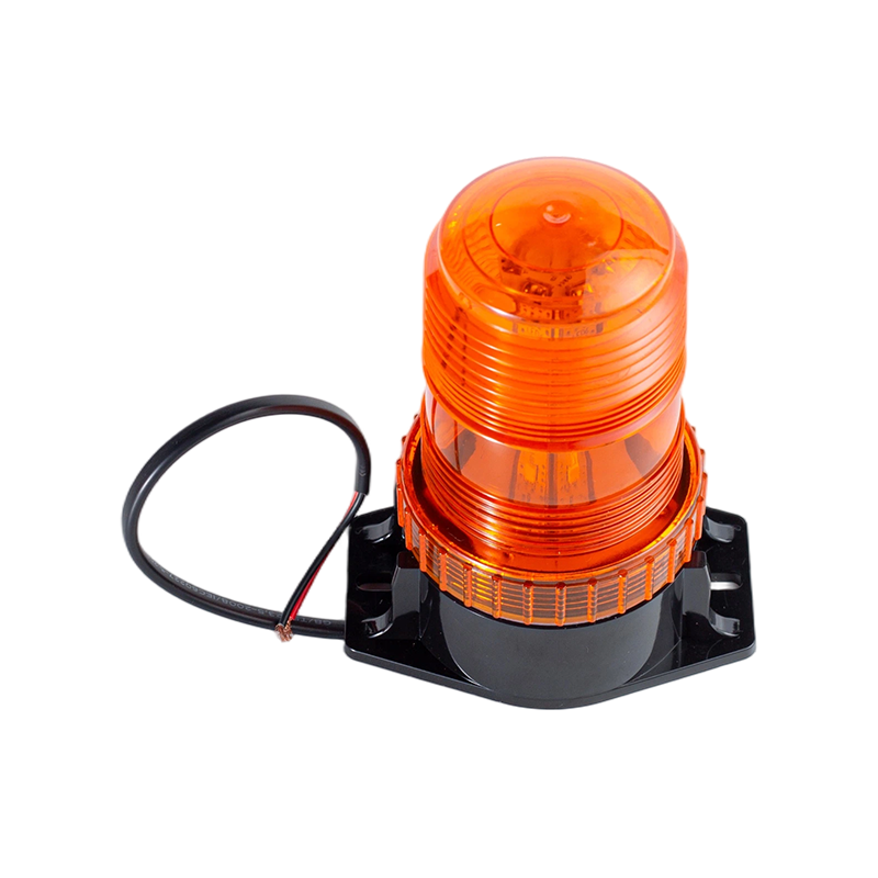 IP65 8W DC9-80V 360° bärnstensfärgad blinkljus varningsljus för gaffeltruckar
