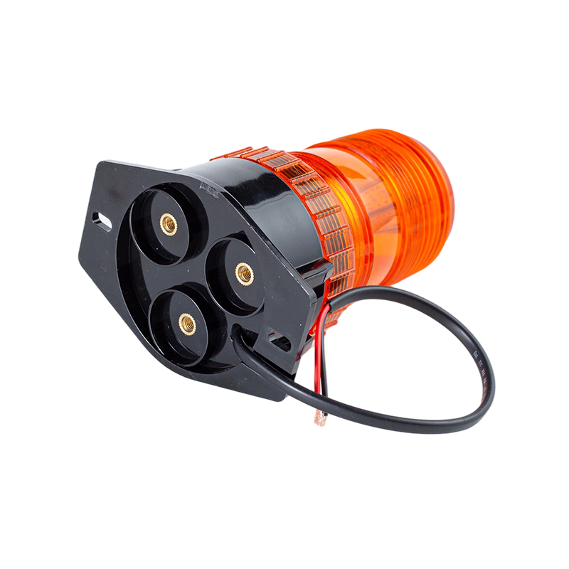 IP65 8W DC9-80V 360° bärnstensfärgad blinkljus varningsljus för gaffeltruckar