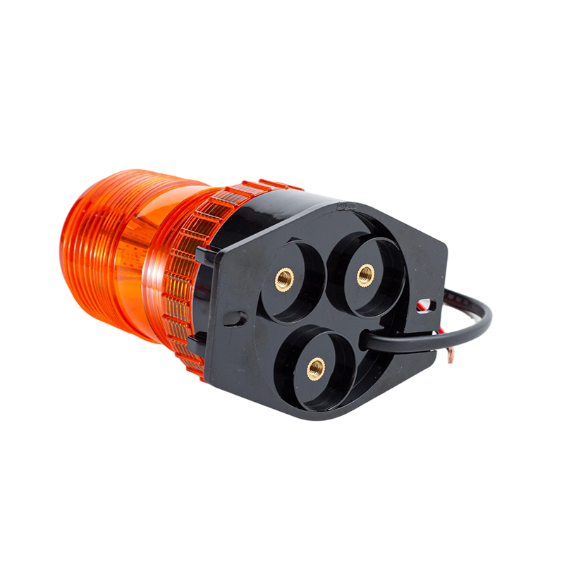 IP65 8W DC9-80V 360° bärnstensfärgad blinkljus varningsljus för gaffeltruckar