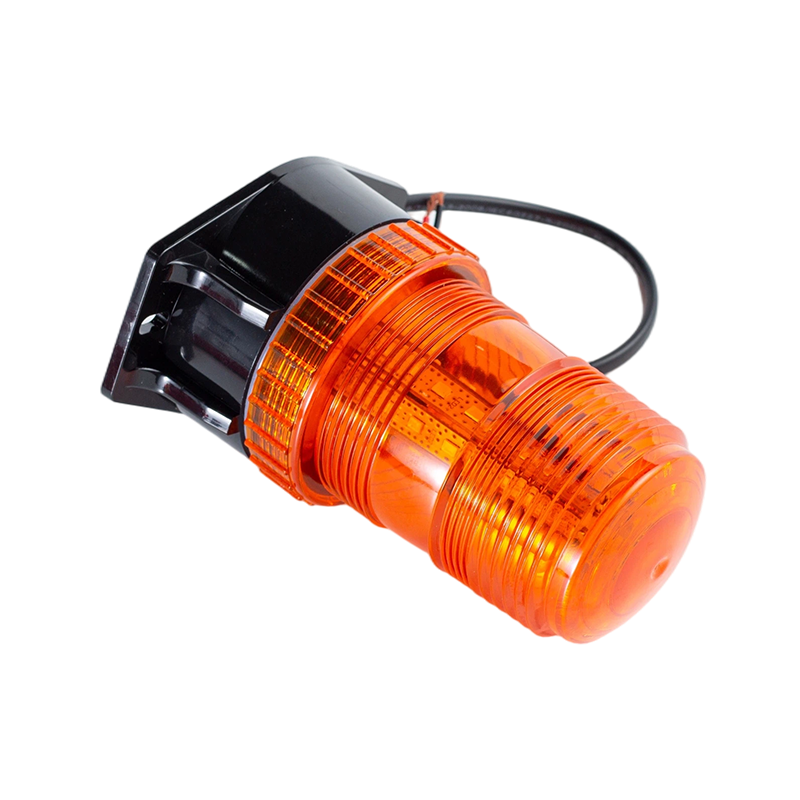 IP65 8W DC9-80V 360° bärnstensfärgad blinkljus varningsljus för gaffeltruckar