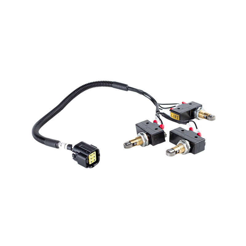 IP65 Dammtät oljebeständig bred temperaturbeständig gaffeltruck Hydraulisk flervägsventilkontroll mikrobrytare