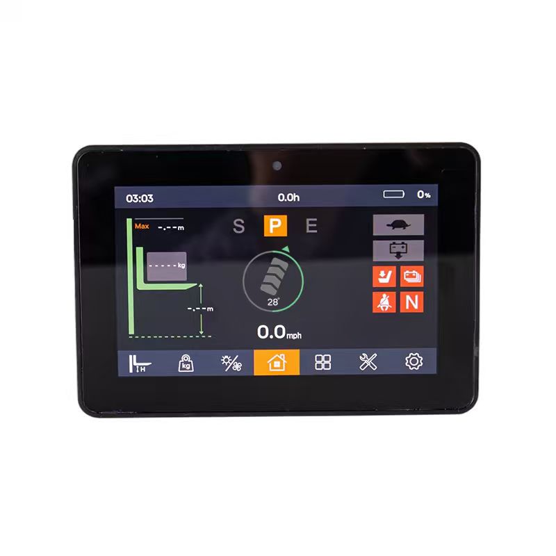 IP66 5-tums landskap CAN Bus Touch Dashboard / DC16V-DC120V bred spänning FLYB-1005-1
