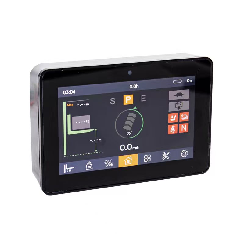 IP66 5-tums landskap CAN Bus Touch Dashboard / DC16V-DC120V bred spänning FLYB-1005-1